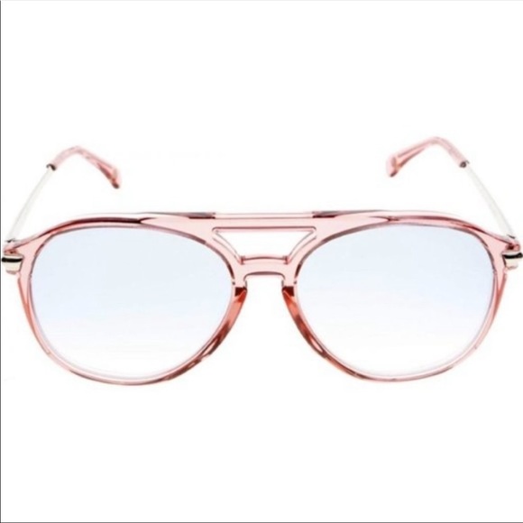 🔥WILDFOX🔥COUTURE BARONESS DELUXE MIRRORED SUNGLASSES ROSE WATER NEW IN BOX - Picture 3 of 9